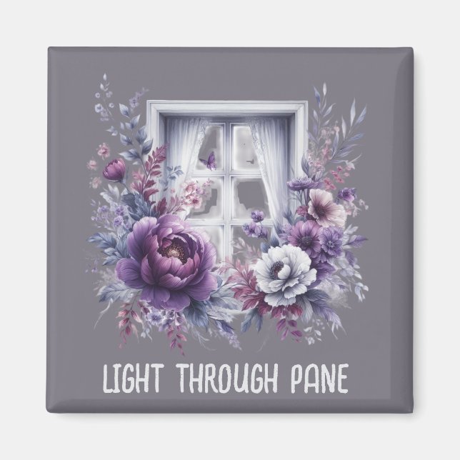 Light Through Pane Encouragement Magnet (Front)
