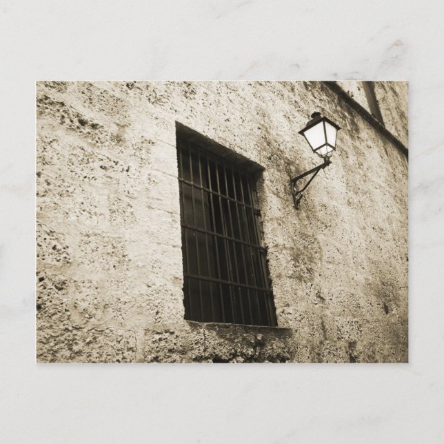 Light Through the Bars Postcard (Front)