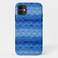 Light to Dark Blue Watercolor Scales