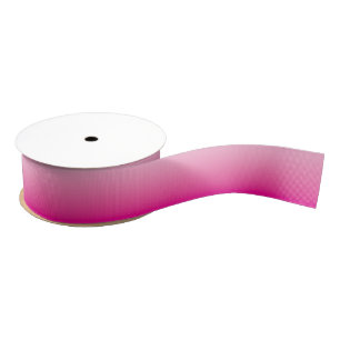 Light to Hot Pink Gradient Grosgrain Ribbon