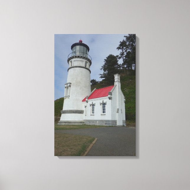 Light to Safe Harbor - Heceta Head Lighthouse  Canvas Print (Front)