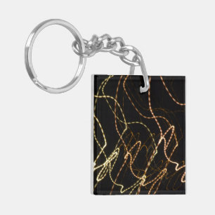 Light Trail Abstract Photography Key Ring