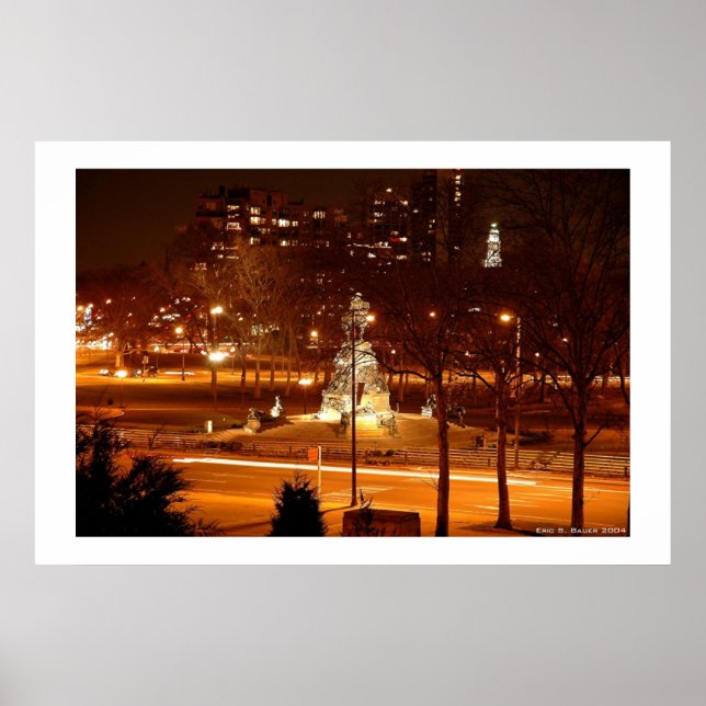 Light Trails 1 Poster (Front)