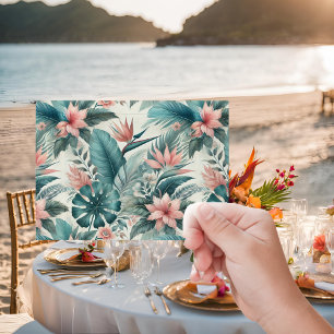 Light Tropical Essence Invitation Envelopes