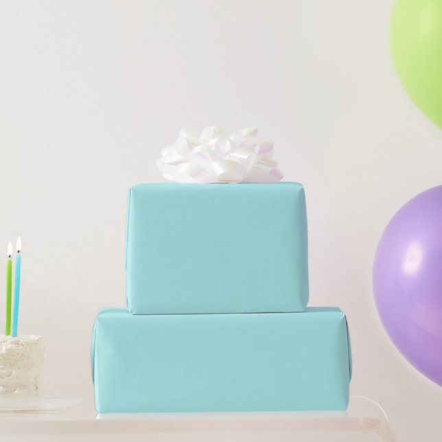 Light Turquoise Wrapping Paper (Party Gifts)