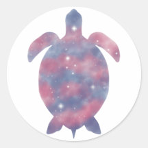 Light Turtle Starscape Sticker