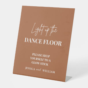 Light Up the Dance Floor Glow Sticks Sign