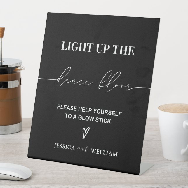 Light Up the Dance Floor  | Glow Sticks Sign (In SItu)