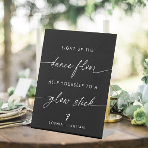 Light Up the Dance Floor   Glow Sticks Sign