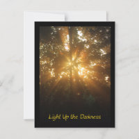 Light up the Darkness Phrase Sunrise Image