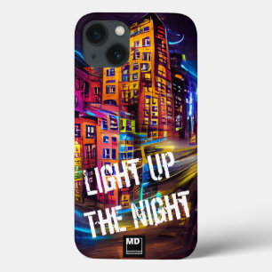 Light Up The Night 1 - Vivid Colour iPhone Case