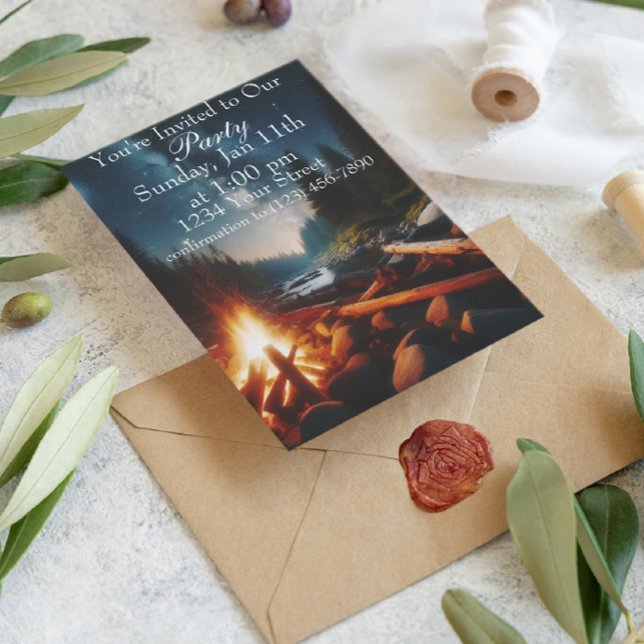 Light up the night with fire and passion Invite (Creator Uploaded)