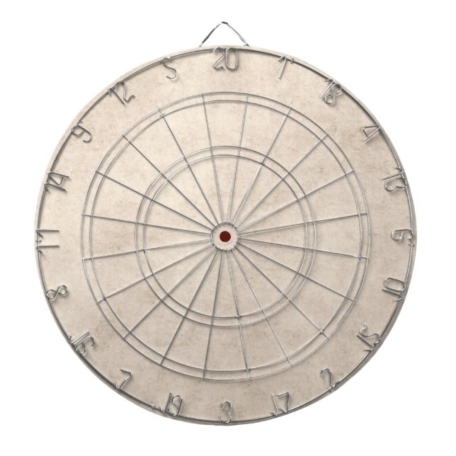 Light Vintage Parchment Antique Paper Background Dartboard (Front)