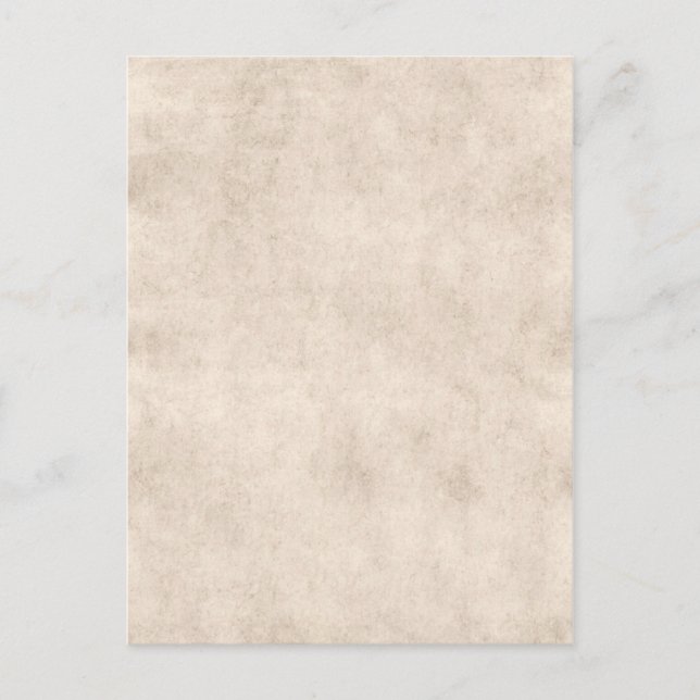 Light Vintage Parchment Antique Paper Background Postcard (Front)
