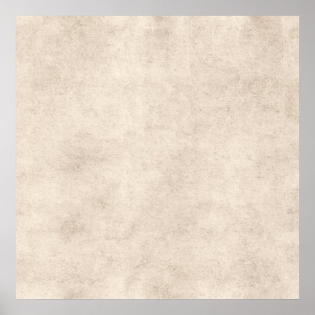 Light Vintage Parchment Antique Paper Background Poster (Front)