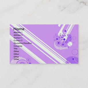 Light Violet Profile Card