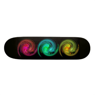 LIGHT VORTEX ,black red green blue yellow Skateboard