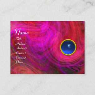 LIGHT VORTEX BLUE SAPPHIRE purple red yellow Business Card