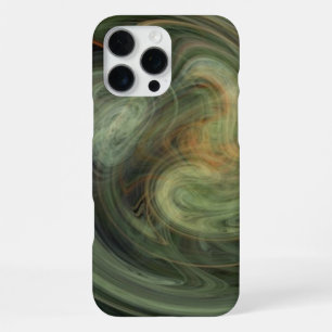 LIGHT VORTEX / Orange Grey Abstract iPhone 16 Pro Max Case