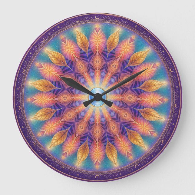 Light Wheel Wall Clock (Front)