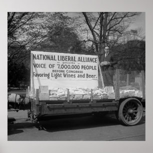 Light Wines and Beer: 1924 Poster