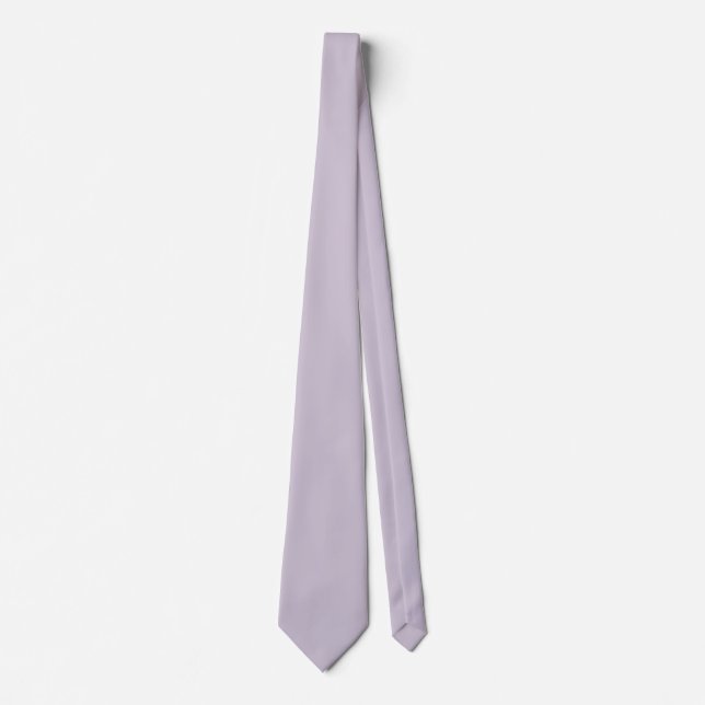 Light Wisteria Solid Colour Tie (Front)