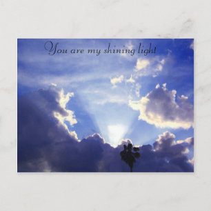 Light within the clouds_ postcard