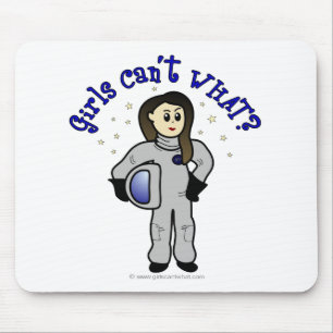 Light Woman Astronaut Mouse Pad