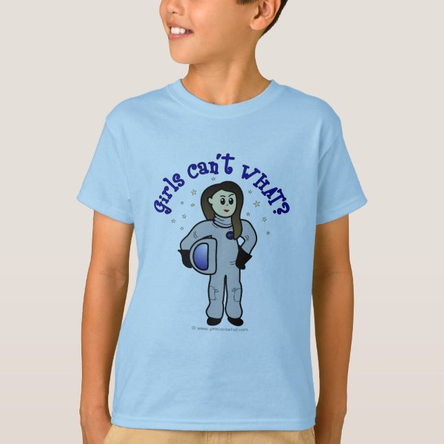 Light Woman Astronaut T-Shirt (Front)