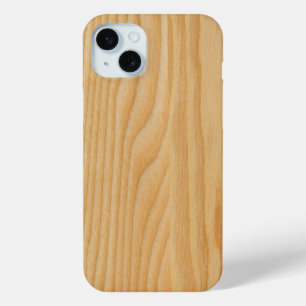 light wood board textures iPhone 15 mini case