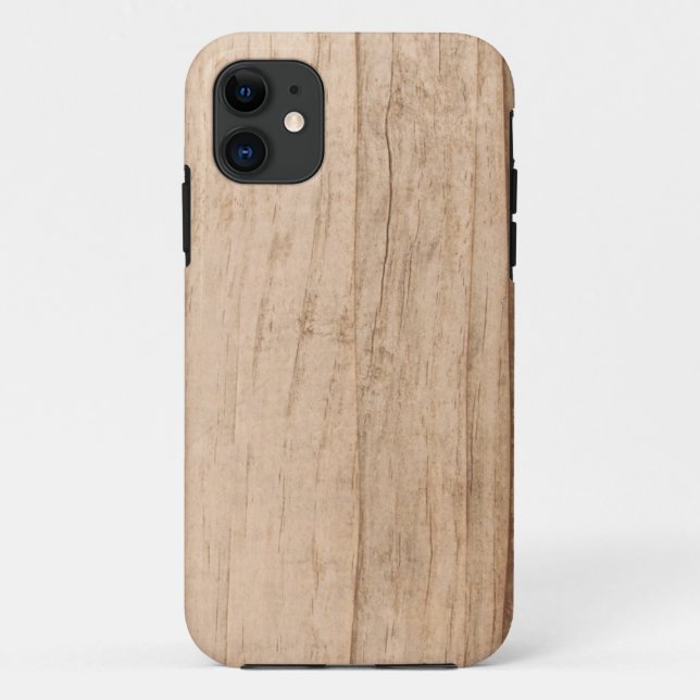 Light Wood Grain Cover iPhone 5 Case (Back)