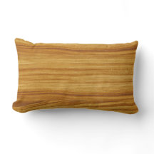 Light Wood Grain Lumbar Pillow