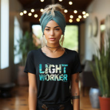 Light Worker Teal Burst Illuminated Enlightened