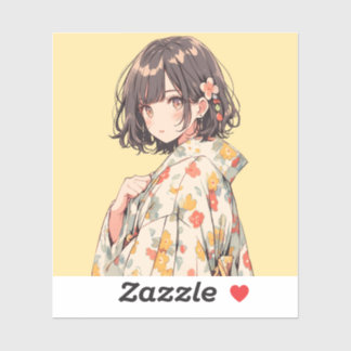 Light yellow | 東京娘 GenerartiveAI シール