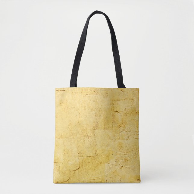light yellow abstract textured plaster on the wall tote bag (Front)