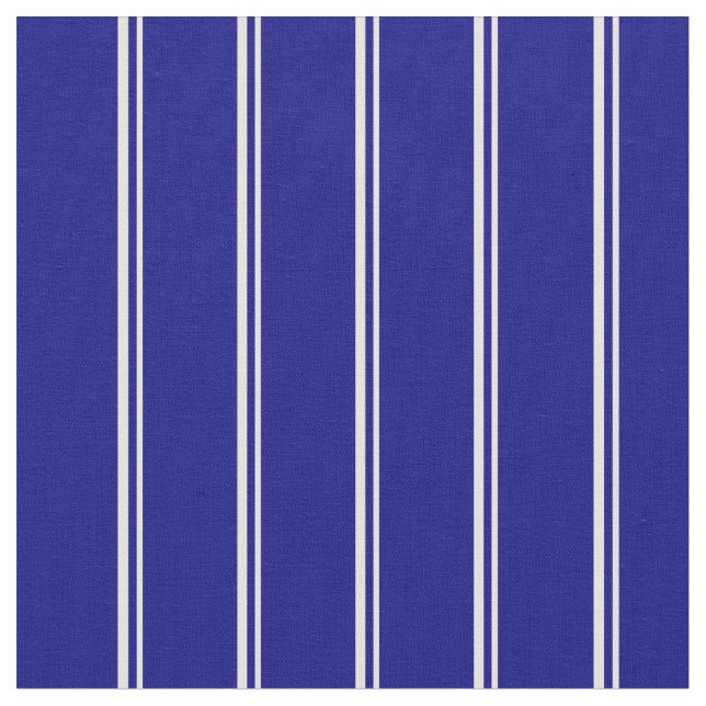 Light Yellow and Blue Pattern of Stripes Fabric (Close Up)