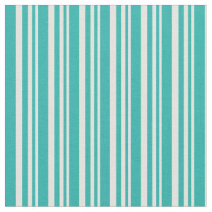Light Yellow and Light Sea Green Coloured Pattern Fabric