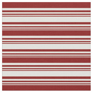 Light Yellow and Maroon Coloured Lines Pattern Fabric
