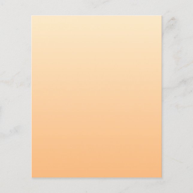 Light Yellow and Orange Colour Gradient (Front)
