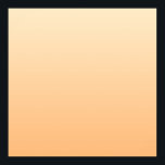 Light Yellow and Orange Colour Gradient Poster<br><div class="desc">Light yellow and orange ombre colours.</div>