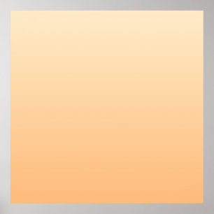 Light Yellow and Orange Colour Gradient Poster