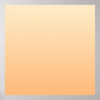 Light Yellow and Orange Colour Gradient Poster