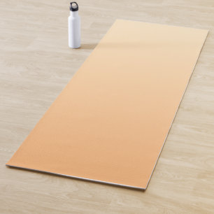 Light Yellow and Orange Colour Gradient Yoga Mat