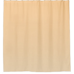 Light Yellow and Orange Gradient  Shower Curtain
