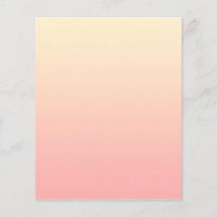Light Yellow and Pink Gradient Flyer
