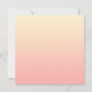 Light Yellow and Pink Gradient Invitation