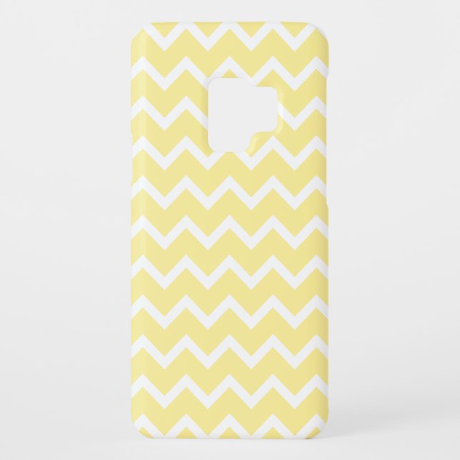 Light Yellow and White Zigzags. Case-Mate Samsung Galaxy Case (Back)