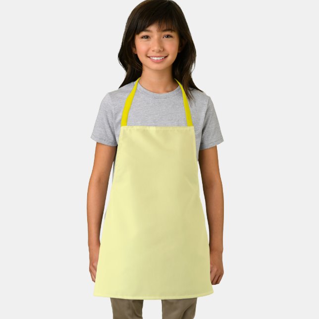 light yellow apron features a simple, clean design (Insitu)