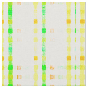 Light Yellow Check Fabric