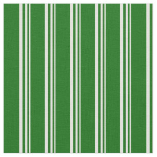 Light Yellow & Dark Green Coloured Lines Pattern Fabric